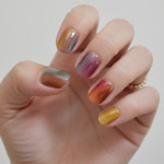 AMOMD 가을 선셋 라운드 수제네일팁 TH011R : 주식회사 손톱에진심