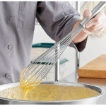 소로 에센셜 - 18인치 스테인리스 스틸 헤비 와이어 프렌치 휘핑 요리를 위해 휘젓기 비트 블렌딩 교반 재료 혼합 소스 베이킹 도구 케이크 빵... 