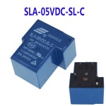 2pcs 6 핀 전원 릴레이 SLA 05VDC SL C 5V 12V 30A T90 : 파워마켓상사