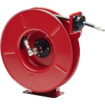 릴크래프트 PW7650 O 압력 세척 스프링 접이식 호스 릴, 3/8인치 x 50인치, 4800 Psi, 빨간색 : NobleAgency