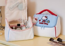 G1642 산리오 정품 메이크업가방 화장품 귀여운 캐릭터 만화 선물 휴대용 여행 : 쿠마네상점