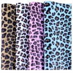 핸드백 상자용 얇은 레오파드 패턴 인조 가죽 원단 롤 거울 DIY 홈 장식 Honghuxing BH071 30x134cm : 반월무역20