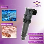 N51WSTAR 점화 코일 팩 세트 가와사키 닌자 ZX-12R 스즈키 대로 버그만 AN650 GSF 1250 밴딧 GSX1300 B-킹 650 F 1300R 하야부사 GSXR 10... 