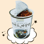 마라도뿔소라짜장면 69gx6개 _1박스(12개)구매시 무료배송 : 마라도협동조합