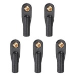 MECCANIXITY M2.2xL26mm 2mm 센터 홀 RC 플라스틱 타이드 로드 엔드 링크 볼 조인트 헤드 키트 스티어링 업그레이드 액세서리 5개, 오렌지색... 