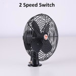 볼코드 12V 8인치 헤비 듀티 메탈 대시 팬 - 트럭, 해상, 모터홈 및 상용차용 2단 RV 냉각 환기 버스 전기 : 모먼트리클릭
