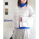 ORCIVAL 오르치발 라이트 다운 자켓 블루종 이너 노카라 경량 OR-A0603DPR : 시부야셀렉트