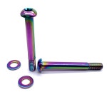 SRAM 플랫 마운트 캘 용 비니니우 티타늄 볼트, 12 스피드 T25 M5 15-17-22-27-32-37-42mm, SRAM용 브래킷 디스크 브레이크 경량 볼트/플랫... 