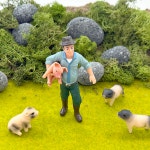 뮤고랑 미니 농장 농부 1 피규어 : 뮤고랑