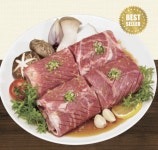 국내산 양념돼지갈비 한돈 대용량 4kg, 1개 : 오네푸드