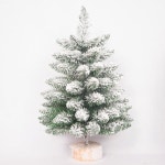 2025년 신규 크리스마스 장식 플로킹 노블 파인 크리스마스 트리 세트 가정용 미니 데스크탑 장식품 : 825청년유통몰