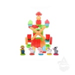 사안 동물농장블럭 100P 블록놀이 아기블럭 : 사안2504