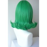 모농 그린 가발 여성용 중간 녹색 합성 14인치 다쓰마키 의상 (3325-1) : 리얼리퍼블릭