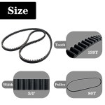 2001-2010년 부엘 블래스트 P3용 G0500.01A7 교체용 GYUPTRK 후방 구동 벨트 139T 3/4인치 적합 : 더아비드컴퍼니