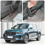 Geely Monjaro Xingyue L 2021- 2024 자동차 바닥 매트 더블 레이어 PU 가죽 발 패드 LHD용 인테리어 플로어라이너 액세서리 : 디오스로직