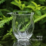 [다도 숙우] 예향원 핸드메이드 튜울립 플라워 글라스 공도배 230ml P-8279 : 예향원