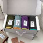 AREUM 아름 40수 코마사 호텔수건 4매 선물세트(크라프트) : 송월타올 수건넷