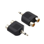 3.5mm 모노 수 RCA 암 2분배 오디오 변환젠더 : 제이알엠