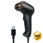 100% 호환 휴대용 바코드 스캐너 리더 USB 유선 1D 바 코디고 스캔 POS 약국 물류 창고 슈퍼마켓 F12 : 굿어스ONLINE
