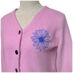 3675 마르디 멬르디 라쿤 핑크 니트가디건 : 언커먼빈티지