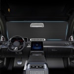 지리 갤럭시 L7 L6 E8 E5 스타쉽 7 차량용 햇빛 가리개 단열 커튼 우산 전면 및 후면 유리창용 : 제이앤디비즈니스