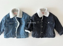 겨울 따뜻 데님 뽀글 카라 점퍼 1살 돌아기 2살 3살 4살 5살 6살 7살 8살 9살 10살 11살 12살 어린이집 유치원 초등고학년 여아 남아 청자켓... 