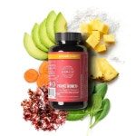 프라이멀 하 트 여성 여성용 종합 A C D 및 E B12 B6 비오틴 아연 보충제 60캡슐 1팩 : 에피셀나