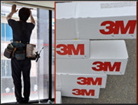 아파트 거실 유리창문 선팅 쓰리엠 사생활보호필름 3M NV35 창문시트지썬팅 설치시공비만 : 창문유리필름 썬팅시공