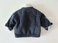 겨울 따뜻 데님 뽀글 카라 점퍼 1살 돌아기 2살 3살 4살 5살 6살 7살 8살 9살 10살 11살 12살 어린이집 유치원 초등고학년 여아 남아 청자켓... 