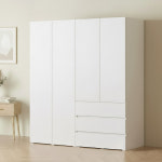 아씨방가구 마일 터치 행거 싱글+3단 서랍 옷장 세트 1600 : 아씨방가구