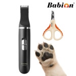 [기획] 바비온 강아지 고양이 애견 발바닥 털 미용 이발기 클리퍼 바리깡 풋마스터 mini + 발톱깎이 : 바비온코리아