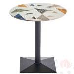 삼안 세라믹 원형 테이블 600 업소용식당테이블 : 삼안산업