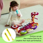 EUYKQNOI 2 피리 플루트 음악 나무 플룻, 악기, 피플 피콜로, 교육용 플룻으로 만든 다채로운 플루트, 악기 : 사운드베르크