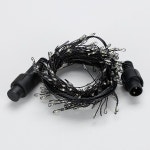 크리스마스 소품 조명 트리전구 LED 와이어 지네전구 200구 : 주식회사전구샵