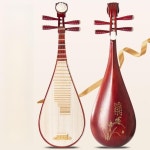 전통악기 비파 현악기 마호가니 클래식 연습용 특이한악기 공연 악기 중국 전통 원목 수제 : 쁘렐리유