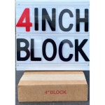 휴대용 도로변 표지판 및 리더 보드를 위한 변경 가능한 야외 유연한 글자 | 블록 스타일 5인치 검은색 글자/빨간색 숫자에 4인치 272 카운트... 