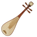 레트로 비파악기 국악 연습용 현악기 취미 초보자 : CHAOBUY