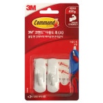 단디 3후크 벽걸이 탈부착 소2p 벽걸이훅 정리걸이 : 단디프랜드