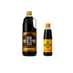 샘표 양조간장 701 1.7L 1개 + 양조간장 501 500ml 1개 : 모제르