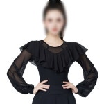 여성 라틴댄스 드레스 성인용 공연 연습복 스포츠 대회 의상 : 담월루마켓