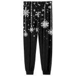 판탈론 드 트라바호 파라 홈브레 크리스마스 파자마 팬츠 캐주얼 빅 및 톨 남성용 와이드 레그 수갑 드로스트링 남성 팬티 어글리 Pjs 고양이... 