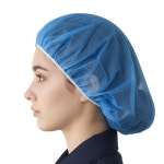 메디웍스 일회용 헤어캡 식품 공장 미용실 부직포 위생모 100장 : 주식회사 유엠씨