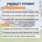 YAMAHA GAS 골프 카트 G29 YDRA 드라이브 2007-업 및 드라이브2 2017-업 알루미늄 리어 보조 시브 JW8-G6202-26-00 벨트가 장착된 FBT2... 