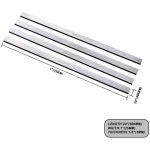 오스카비드 20인치 플래너 블레이드, 4피스 세트, 제트 208용, 파워매틱 209, 그리즐리 G6702/G0454W, 20 x 1 1/8 : 더 프라임 에이전트