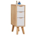 틈새 협탁 폭좁은 2단 미니협탁 초슬림 서랍장 원목 서랍 : 금강-마켓