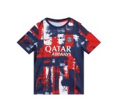 나이키 PSG 파리 생제르맹 아카데미 프로 홈 프리매치 탑 SS FN9657-411 : 가치가아울렛