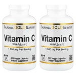 캘리포니아 골드 뉴트리션 영국산DSM 비타민 C 1000mg 365캡슐X2개 : 머스메의 나비몰