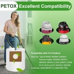 5팩 진공백 교체용 2-2.5갤런 타입 고효율 QAM70 백신 90668 9066833, 수집 PETOX EZ 백 B 필터 일회용 올어라운드 CMXZVBE38774, 및... 