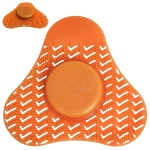 소변 케이크가 포함된 바이오 효소 방충망 탈취제 - 공중 화장실, 주유소에서 상업적으로 사용할 수 있는 위생 솔루션 감귤 향 오렌지 매트 (1팩)... 