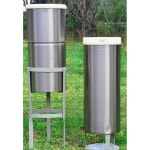 강수량 측정기 스플릿 게이지 계량컵 실린더 스테인리스 스틸 우량계(일체형) : 와우리직구